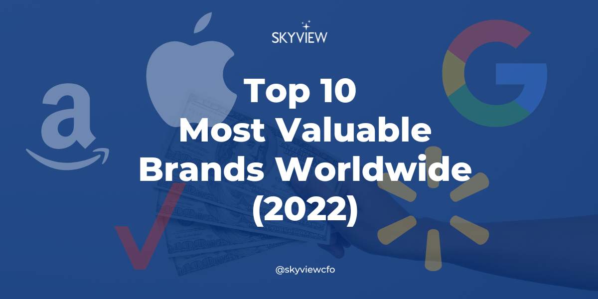 Top 10 Most Valuable Brands Worldwide (2022) Skyview CFO & Bookkeeping Services